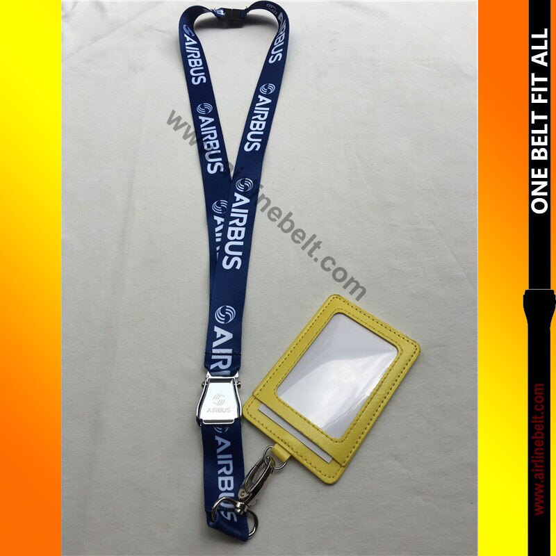 Airbus aircraft buckle lanyard with ID card holders Simple, convenient and durable great Aviation enthusiasts: 5