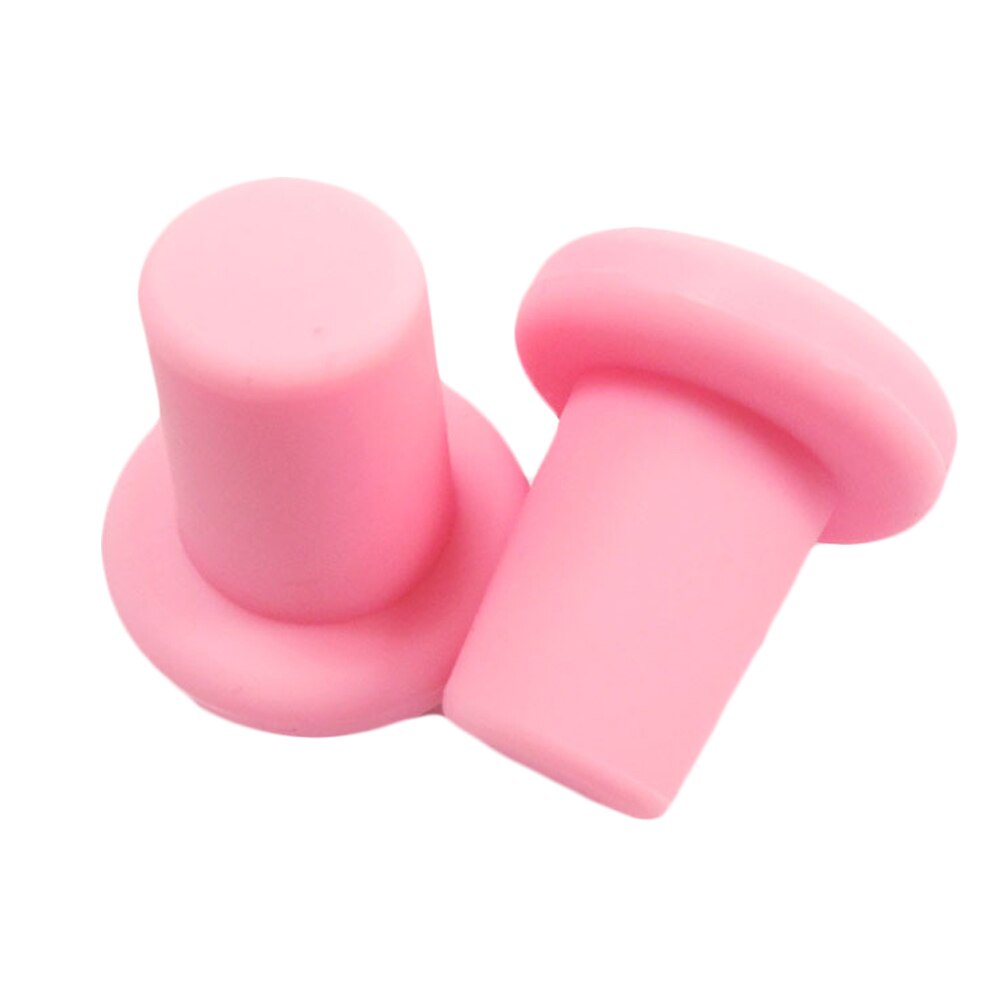 Tapones de silicona para botellas, tapón para botellas, herramientas de preservación de Bar familiar, , seguro y saludable para cocina, 6 colores: Rosa