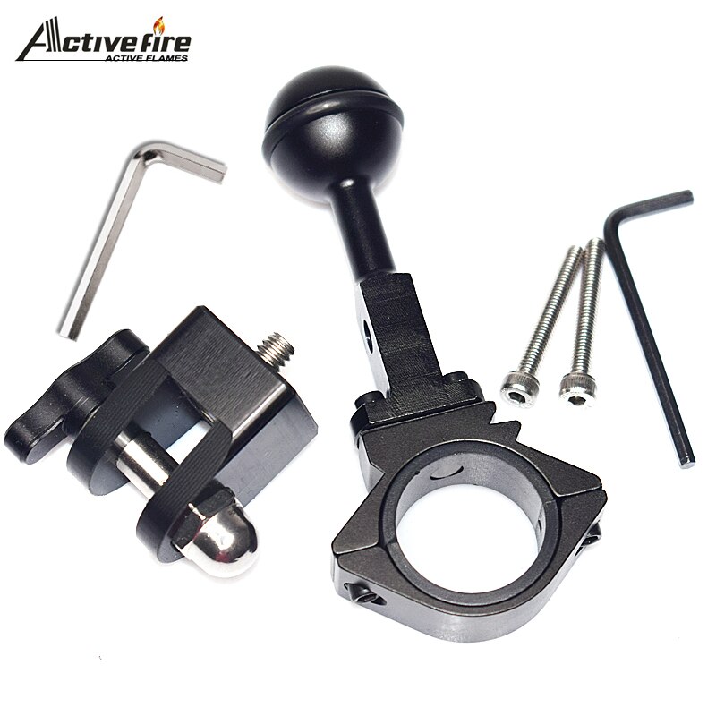 25mm/30mm torch mount Universal Ball Joint Bracket Arm for Buoyancy fill light lamp holder IN YS Mount YS Attack YS Holder torch