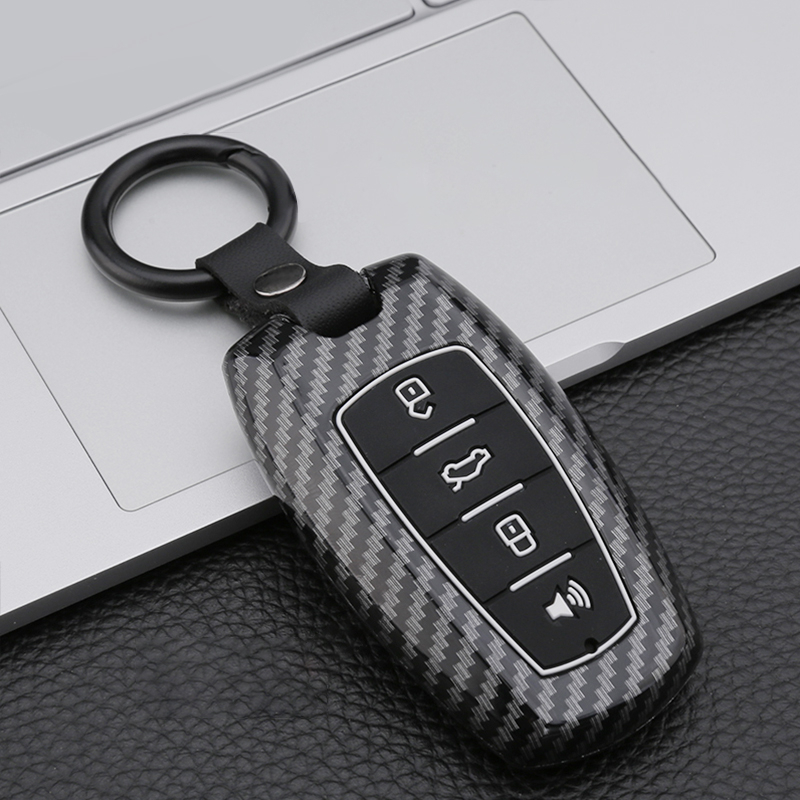 Funda de carbono ABS para llave de coche, accesorios Fob para Great Wall Haval Jolion 2022 H6 H7 H4 H9 F5 F7 F7X F7H H2S GMW Dargo