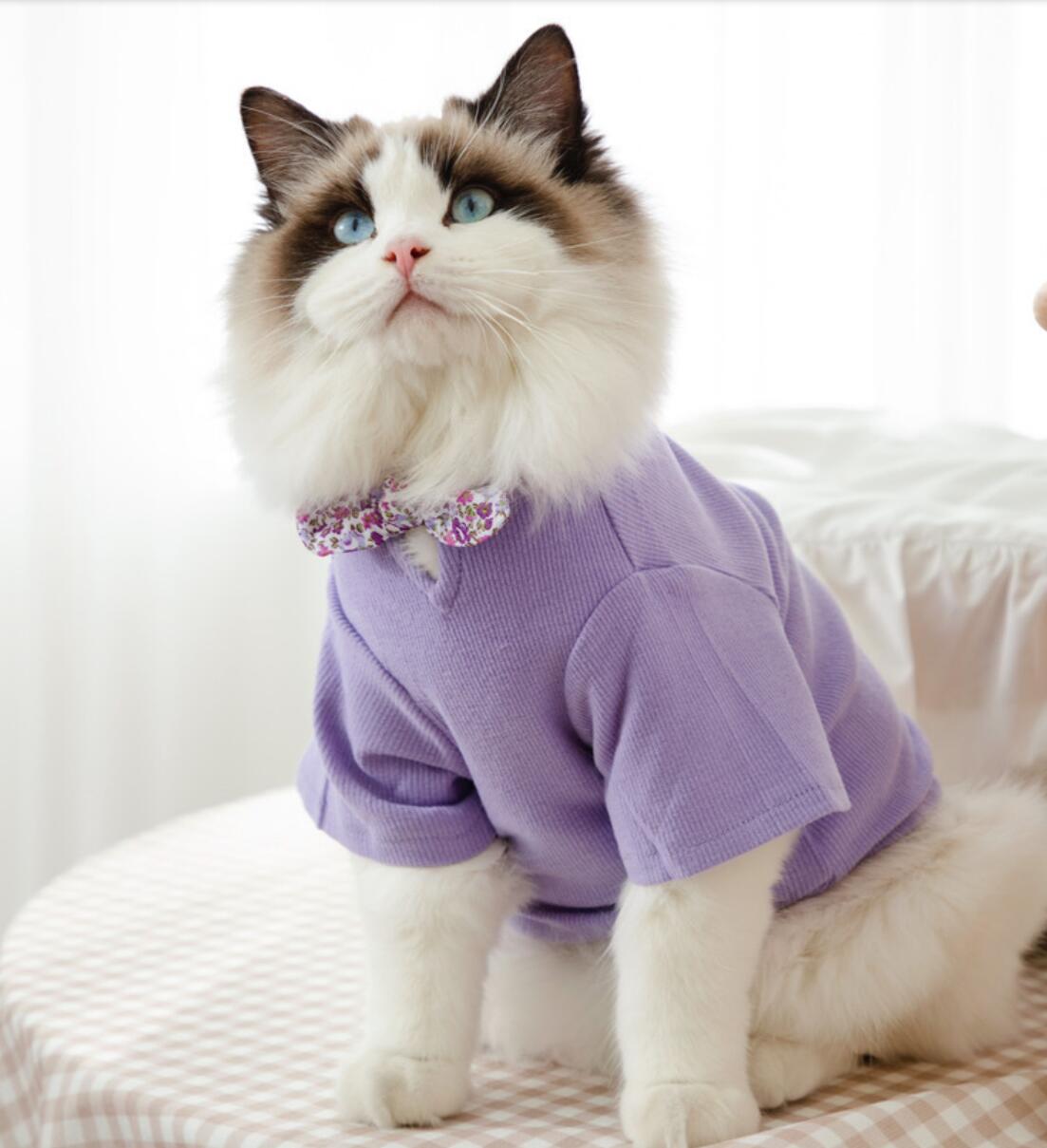 Pet Kleidung für Kleine Katzen Hunde Baumwolle Katze Kostüme Weichen Kätzchen Kitty Mantel Jacke Welpen Outfit