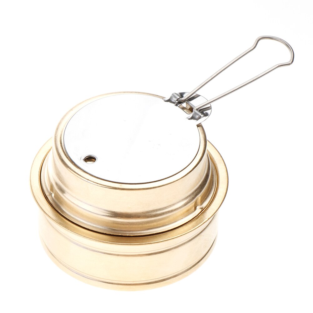 Portable Mini Copper Alloy Outdoor Hike Picnic Camping Stove Ultra-light Spirit Burner Alcohol Stove