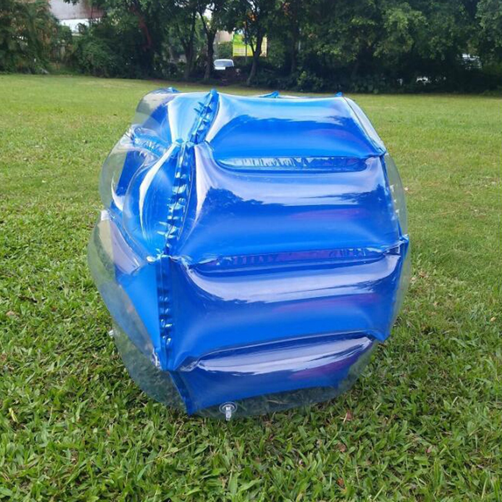 Inflatable Bumper Balls, 23.6inch Bumper Ball Bubble Soccer Knocker for Kids Outdoor Backyard Games Play: Blue