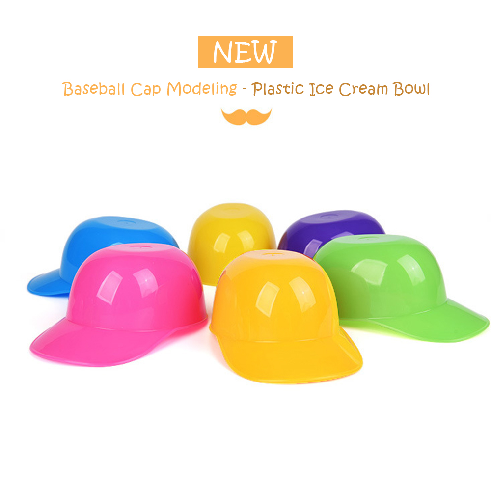 Plastic Ice Cream Bowl Spoon Set Durable Ice Cream CUP Couples Tubs Lovely Dessert Bowl Cute Kitchen Accessories