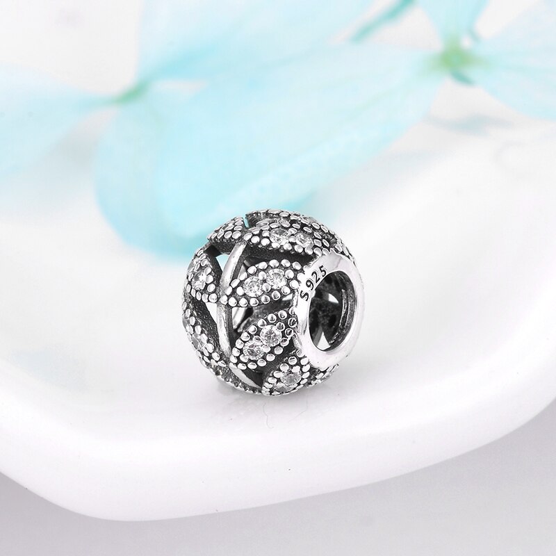 Zomer 925 sterling zilveren boombladeren bedels kralen kristal cz pasvorm originele europese bedelarmband sieraden maken
