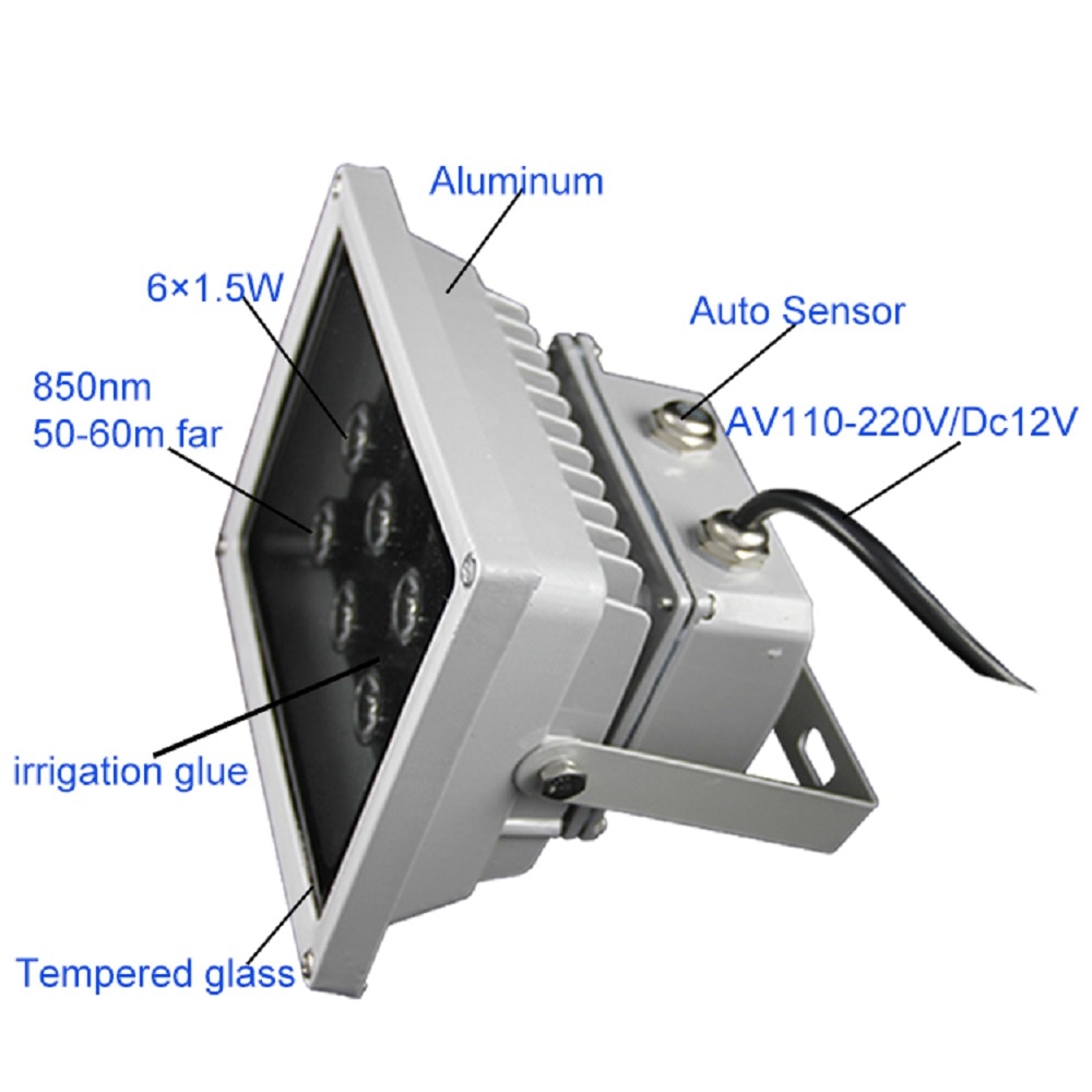 For Night Vision For Security Camera Enhancer 850nm