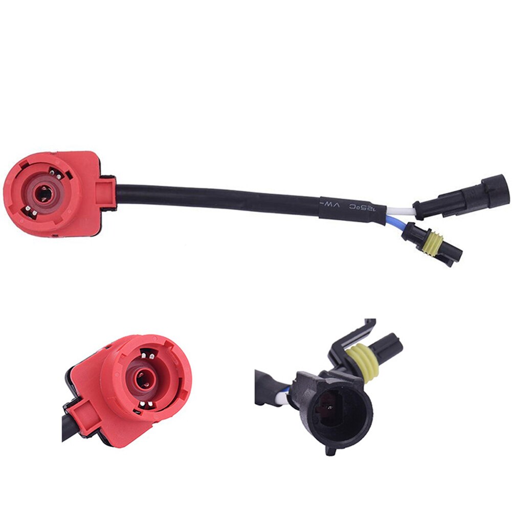 2 Stuks Duurzaam Harness Socket Plug Draad Voor Hid Lamp Vervangbare Praktische Adapter Kabel Accessoires Ballast Connector Voor D2S D4S