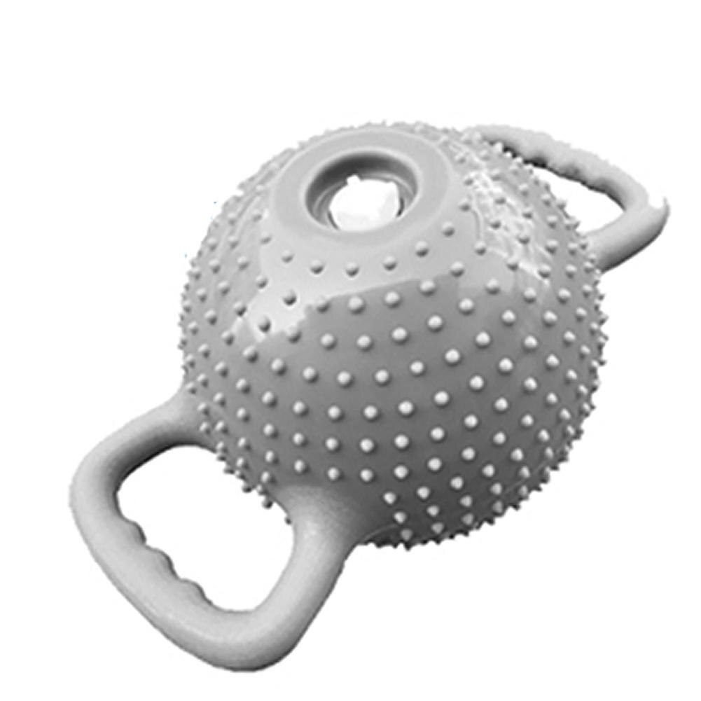 Bouilloire Portable à Double poignée réglable en PVC, outil de Massage corporel, haltère, entraînement des muscles des bras, Fitness, Yoga: Argent