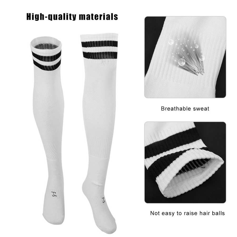 12 Pair Striped Football Socks Soccer Hockey Sports Sock Mens Womens