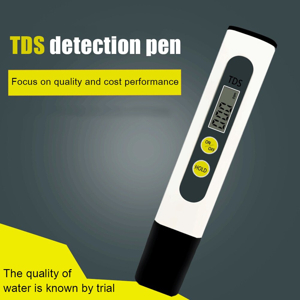 0-9990 ppm Measurement Multifunctional Water Purity TDS Digital Water Tester Pen Check Temperature for Pool Meter Tools