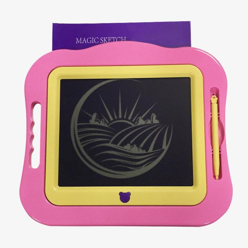 Soft LCD Drawing Tablet Digital Graphic Tablets Electronic Writing Painting Light Box Tracing Copy Board Pad Table for Kids: Pink