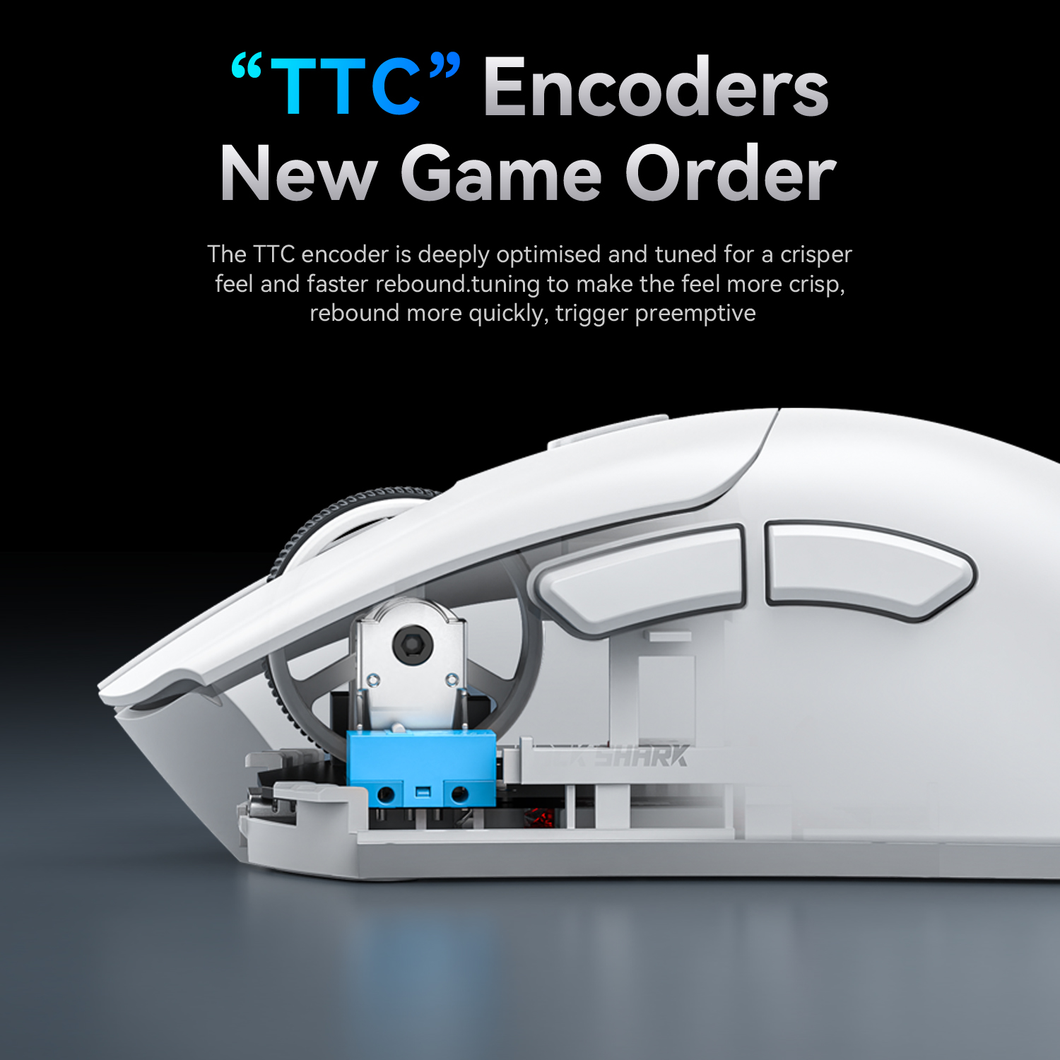 Attack Shark R1 ratón inalámbrico con Bluetooth para videojuegos, dispositivo con Sensor PAW3311, frecuencia de retorno de 1000Hz, trimodo, ergonómico, recargable