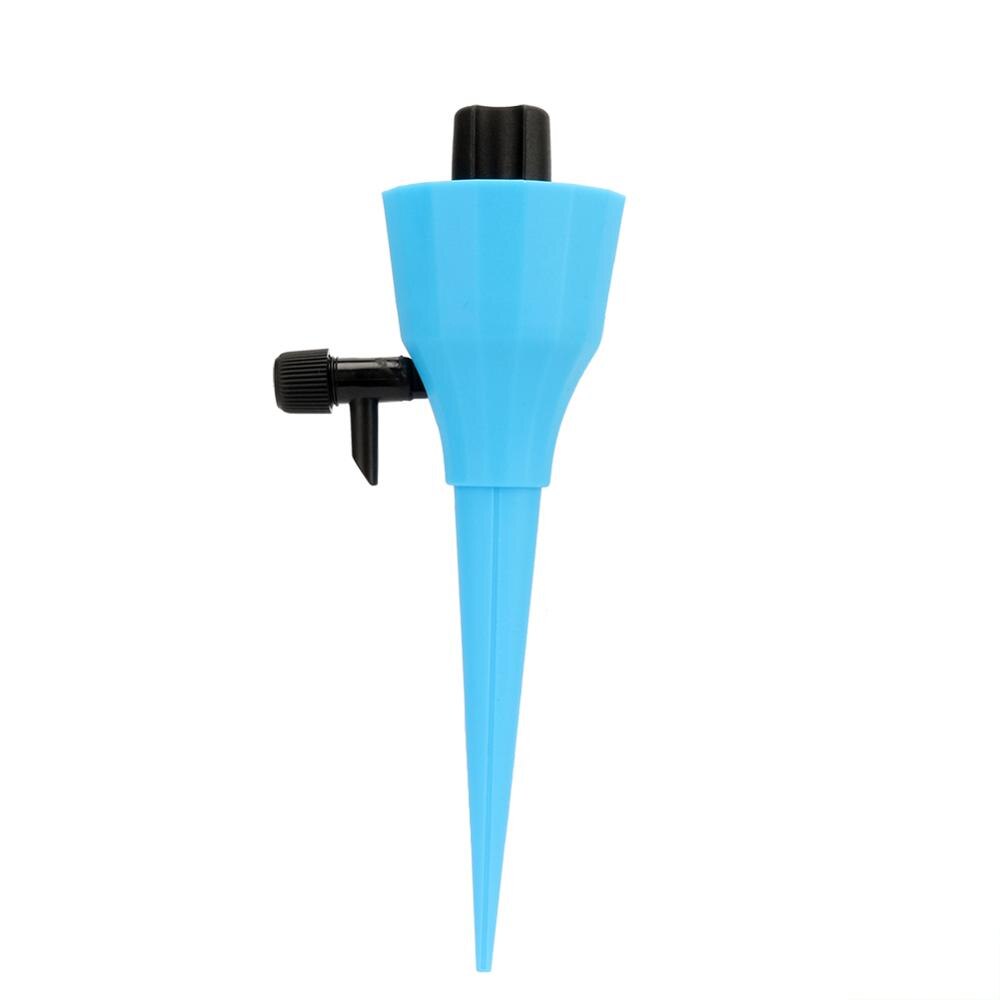 Adjustable Automatic Spiked Self-Watering Dripper Plant Watering Drip System Waterer Home Garden Lazy Planting Watering Device: Blue