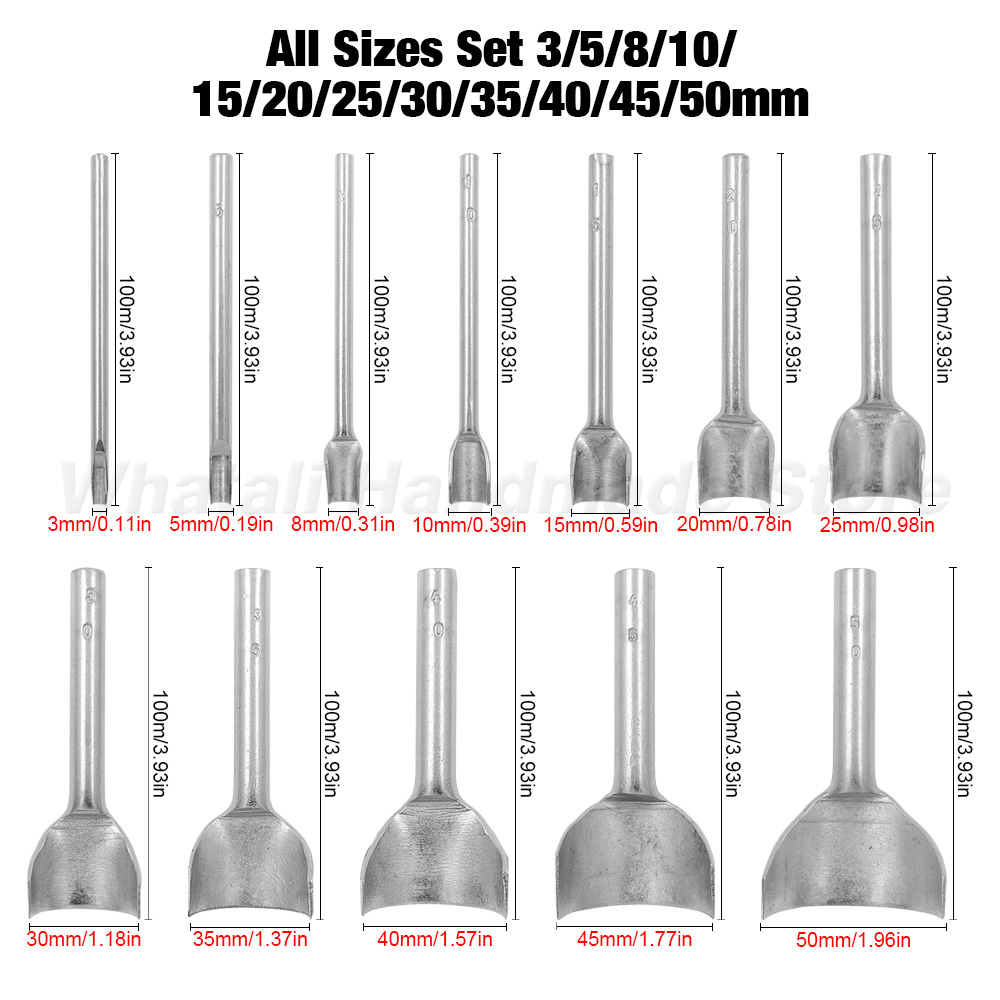 Perforadora semicircular de 3-50mm, perforadora en forma de arco para correa de cinturón, cinturón de cuero, cortador de esquina de cuero semicircular, herramientas artesanales, 1 ud.: Naranja
