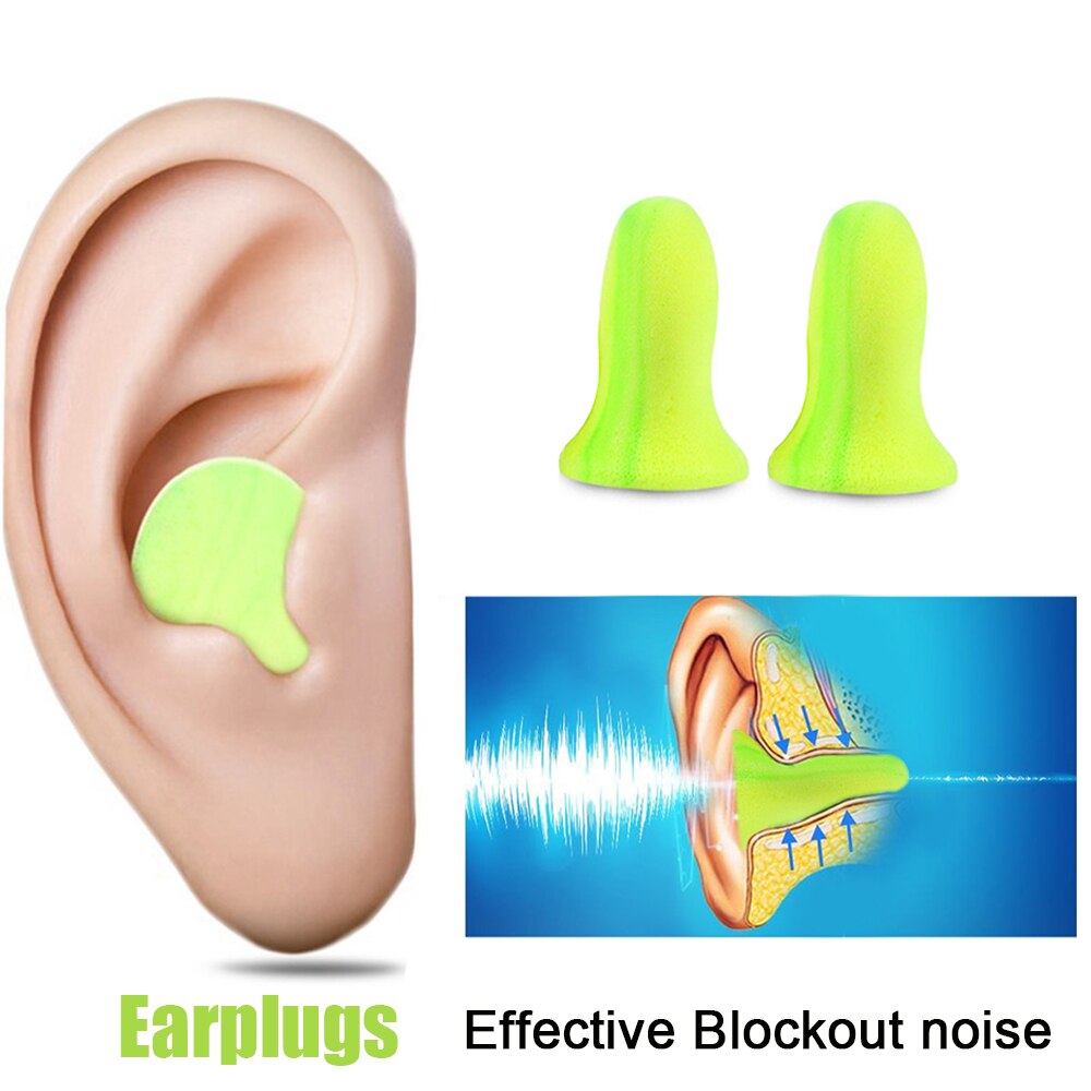 4Pcs/Box Sleep Earplugs Noise Prevention Noise Reduction Sleeping aid Travel Soft Foam Ear Plugs Sound Insulation Anti-Noise