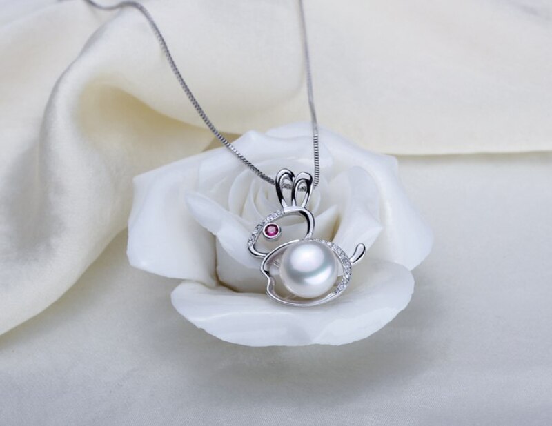 Natuurlijke Grote Zwarte Parel: white pearl pendants