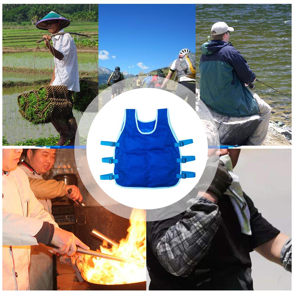 Summer Body Cooling Vest Ice Bag Air Conditioning Cooling Clothing For Outdoor Fishing Factory Industry Anti High Temperature