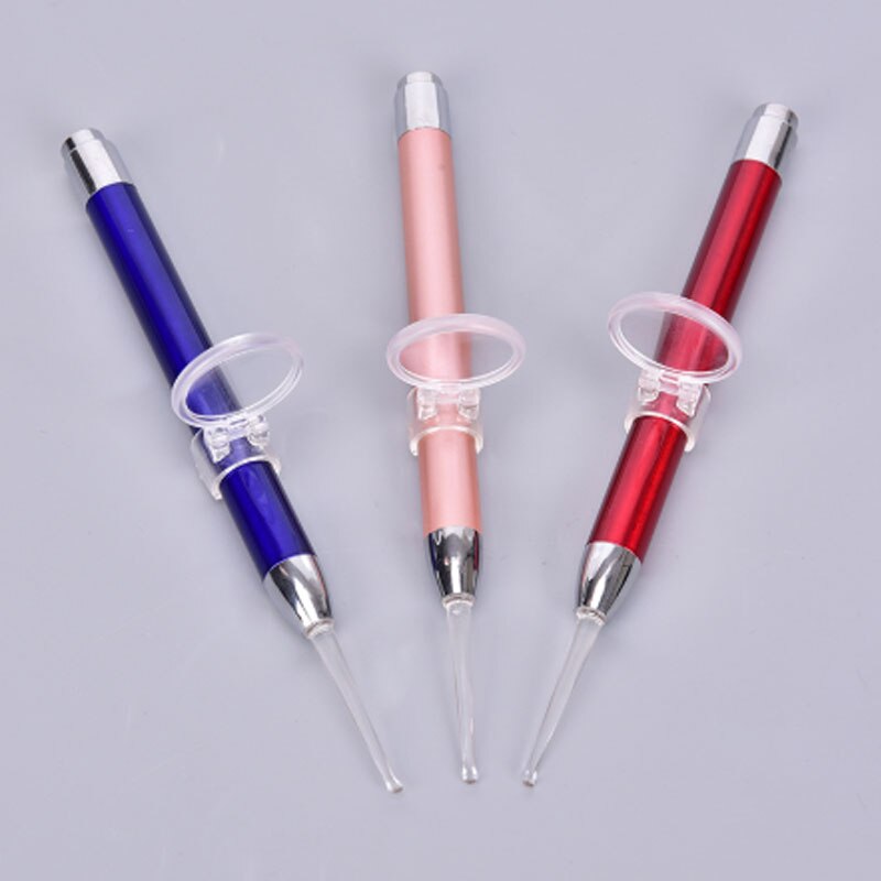 LED FlashLight Baby Earpick Ear Cleaner Endoscope Penlight Spoon Cleaning Ear Curette Light Spoon with Magnifier Ear Wax Removal