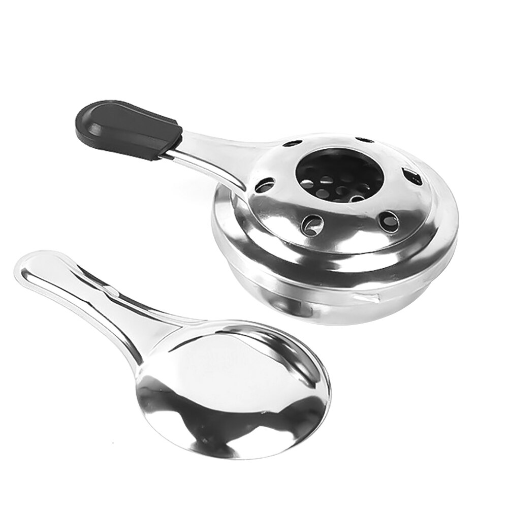 Picnic Stainless Steel Mini Portable Alcohol Stove Fuel Furnace Tool With Handle Alcohol Stove Set Outdoor Camping Tool