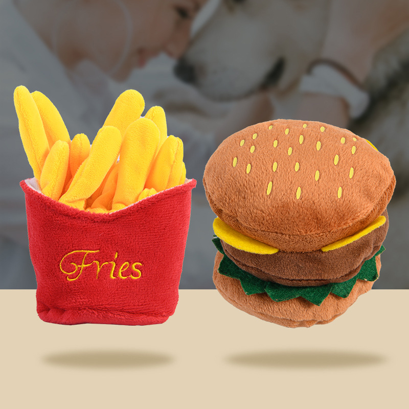 Dog Plush Stuffed Toys For Small Large Medium Dogs Puppy Soft Squeak Interactive Toy Teeth Cleaning Training Pet Accessories