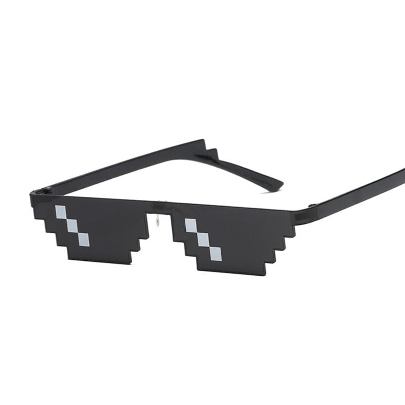 Gläser 8 bisschen MLG Pixelated Sonnenbrille Frauen Schurke Leben Party Brillen Jahrgang Weiblichen Brillen