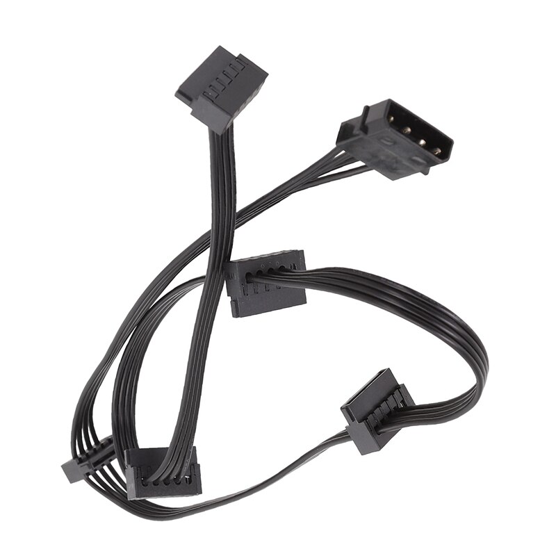 IDE to SATA One for Five SATA Power Cable 80cm HDD Power Cable