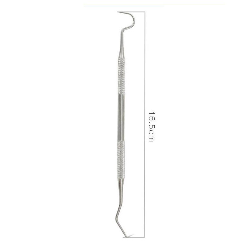 Double-ended Tooth Scaler Dentistry Instrument Dental Examine Teeth Cleaning Tool Stainless Steel Tooth Care Tool