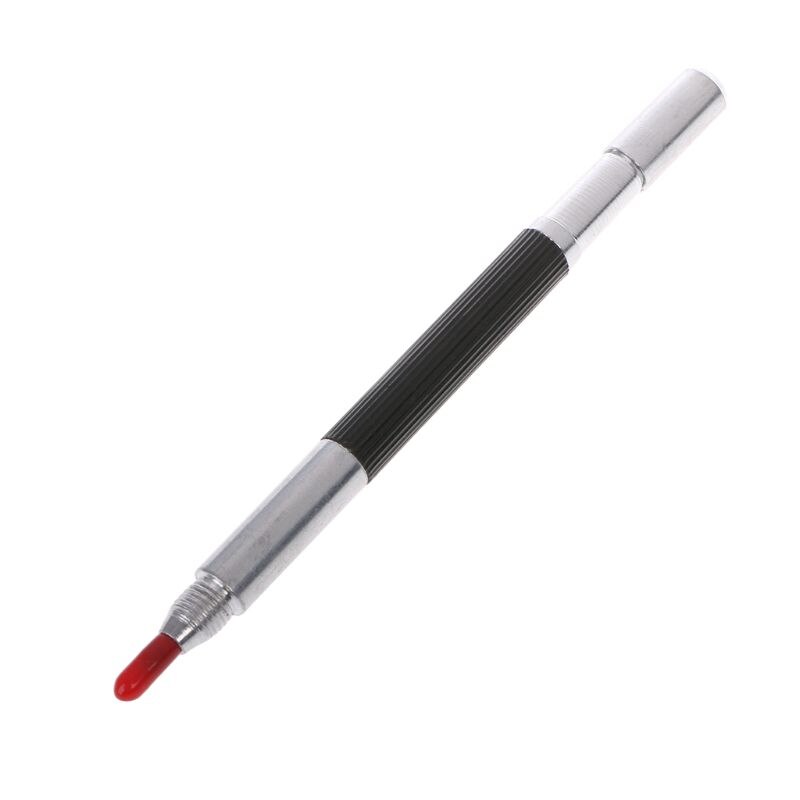Dobbelt ende skarp wolfram stål spids skrubber klip pen keramik glas shell metal konstruktion mærkning værktøjer 137mm