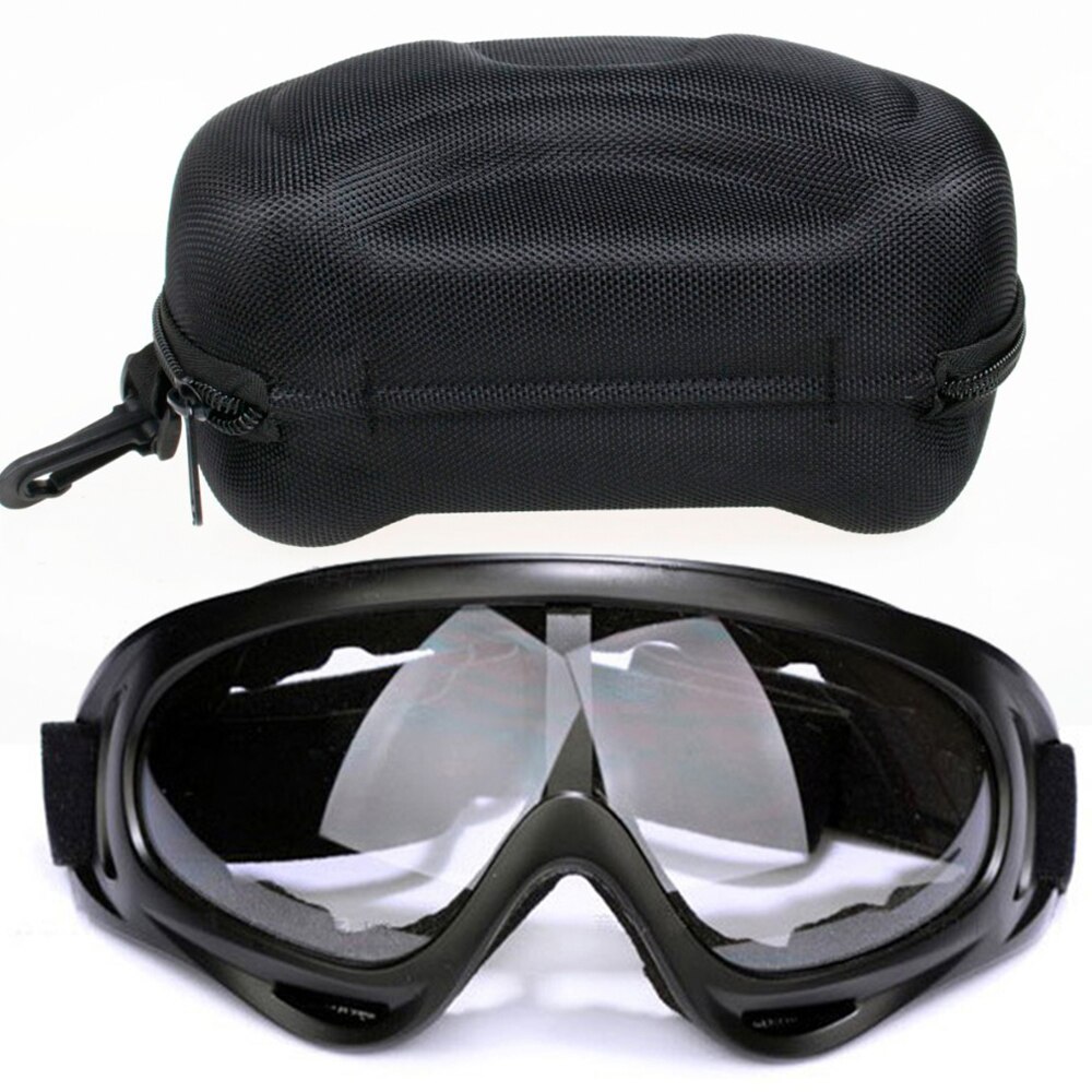 Ski snowboard bril  uv400 bescherming anti-condens wintersportbril motorbril berg skiën mannen vrouwen masker bril: Een transparante