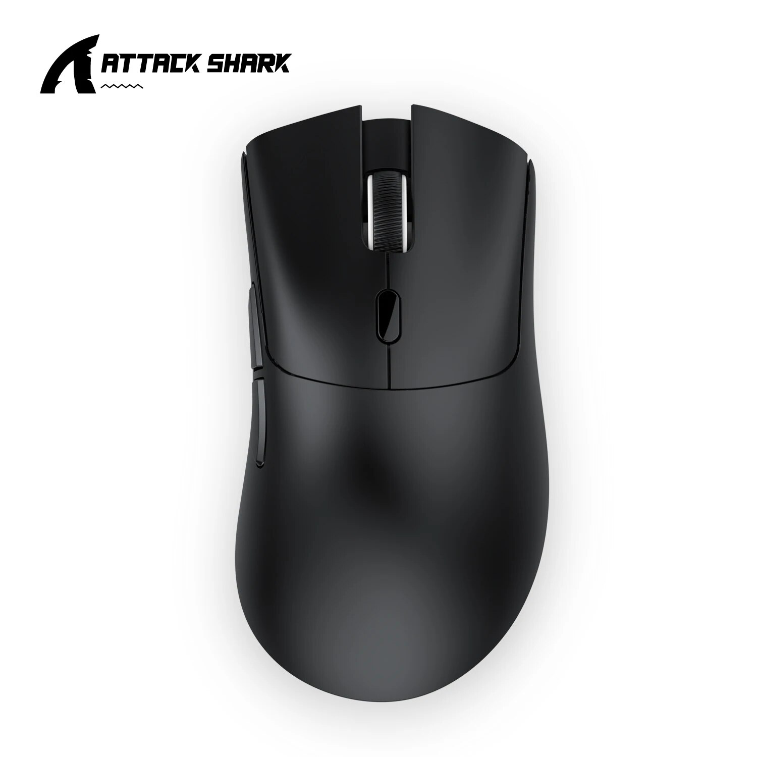R1 Superlight Mouse Bluetooth 2.4G Bezprzewodowa mysz do gier PixArt PAW3311 Czujnik do gier 6 regulowanych DPI do gier biurowych: Black