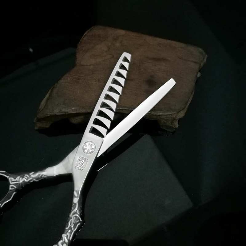 Titan 6 inch hair scissors salon barber thinning shears hairdressing scissors