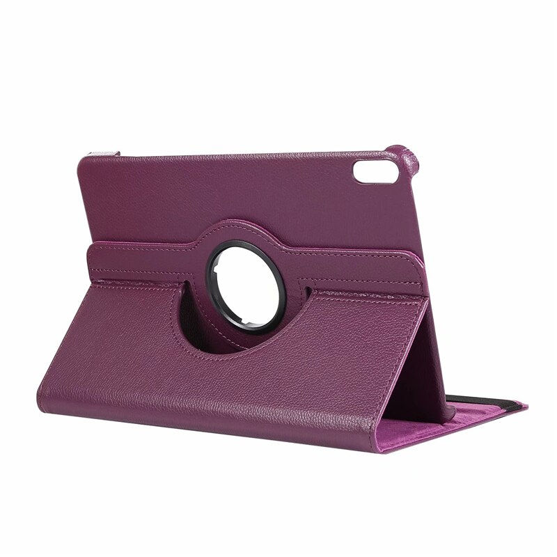 360 Degree Rotating for Huawei MatePad Mate Pad 10.4 Case BAH3-W09 BAH3-AL00 PU Leather Tablet Cover for Huawei Honor V6 Case: Purple / For MatePad 10.4