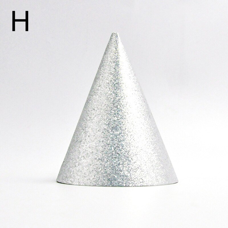 Happy Birthday Party Hats Paper Gold Sequin Birthday Cap Baby Shower Kids Adults Birthday Party Decorations Hats Supply: H
