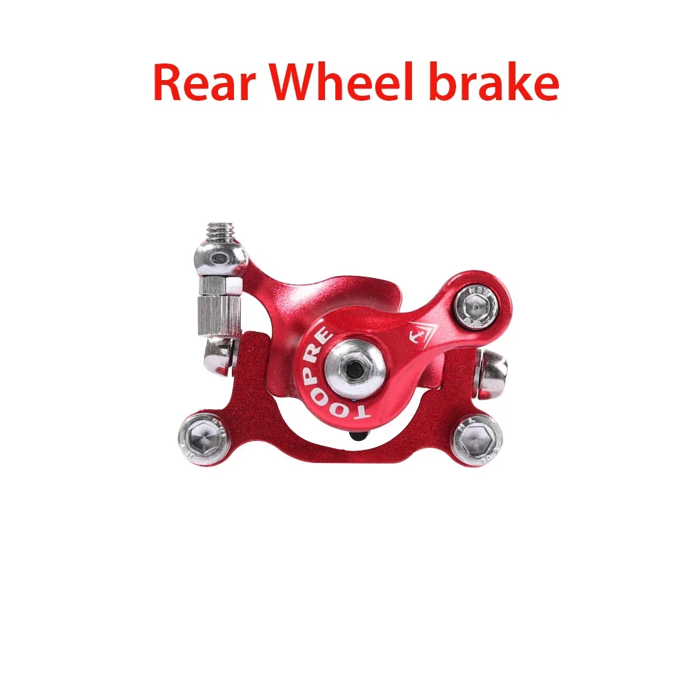 Accesorios de repuesto de freno delantero o trasero para patinete eléctrico Widewheel Pro Kickscooter, accesorios de Base de freno de disco de aleación de aluminio: Blanco