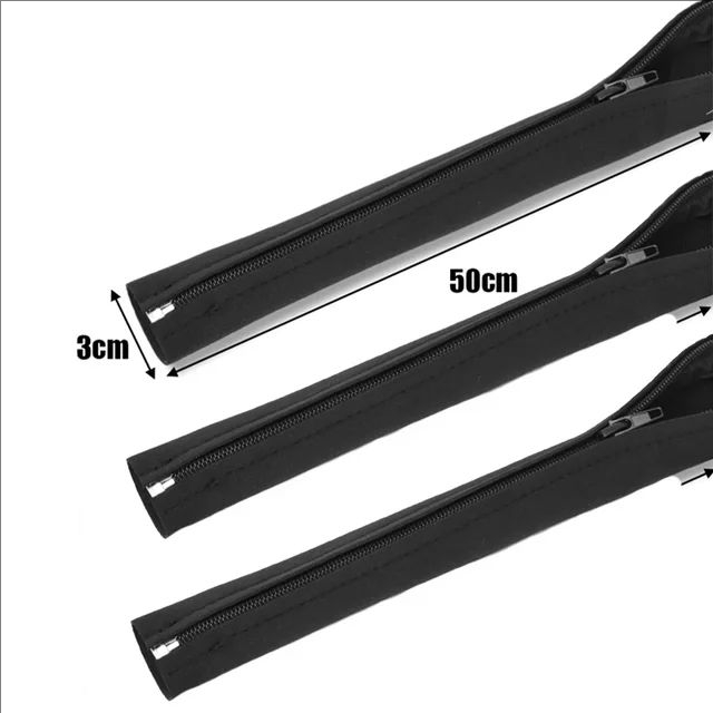 5/1 Uds funda de Cable con cremallera Cable Flexible gestión de cables Protector de cables PC organizador de cables de ordenador para TV ordenador Oficina hogar: Verde