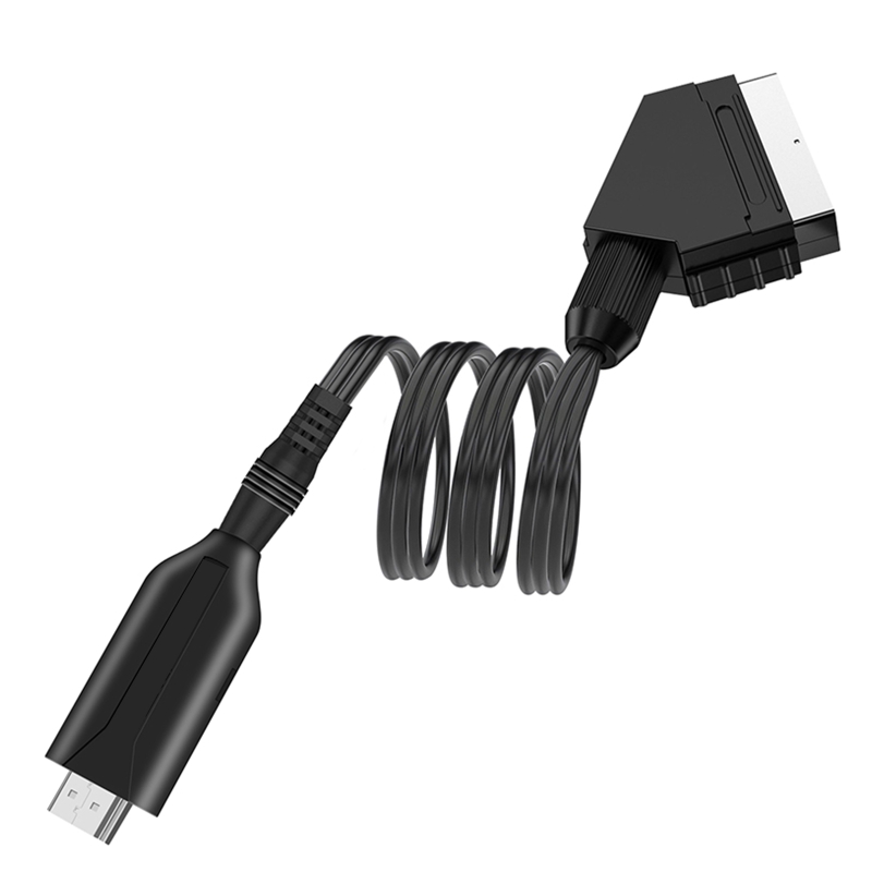 Hoge Begrip Scart Naar Hdmi-Compatibel Video Converter Av Adapter Voor Tv Dvd Plug &amp; Play