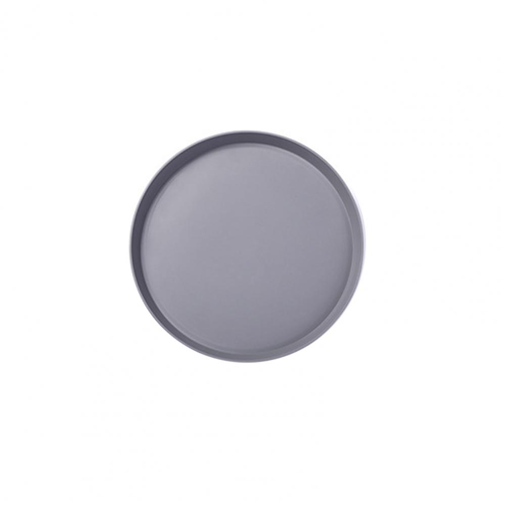 Shockproof Serving Tray Anti-deformed PP Coffee Tea Exquisite Fruit Tray for Living Room: Grey S