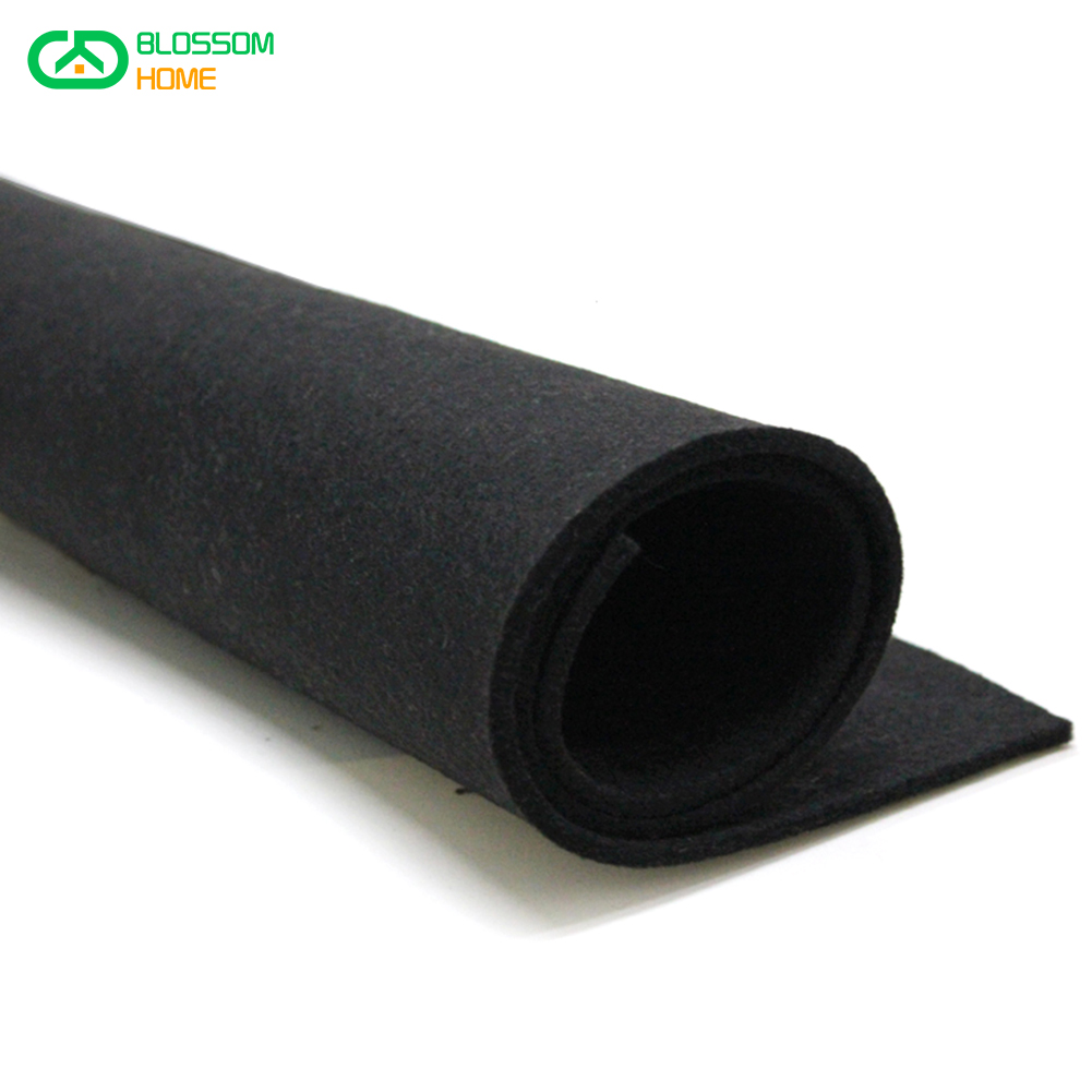 100X100Cm Carbon Fiber Isolatie Deken Hoge Temperatuur Isolatie Fire Deken Aluminiumfolie Zwarte Katoenen Brandwerende Deken