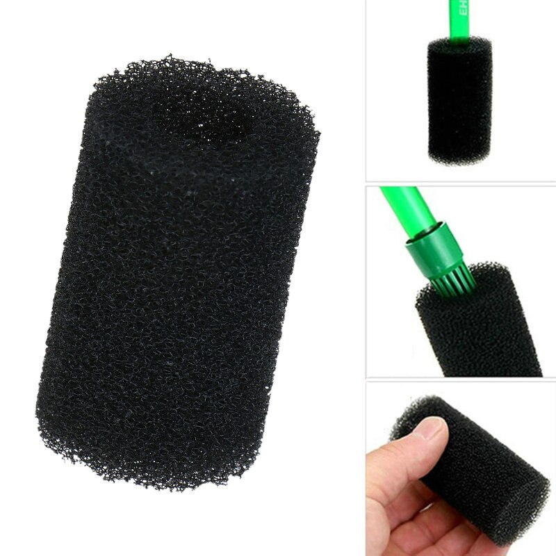 Spons aquariumfilter beschermhoes voor aquariuminlaat vijver zwart schuim vervangende aquariumaccessoires mini aquariumfilter