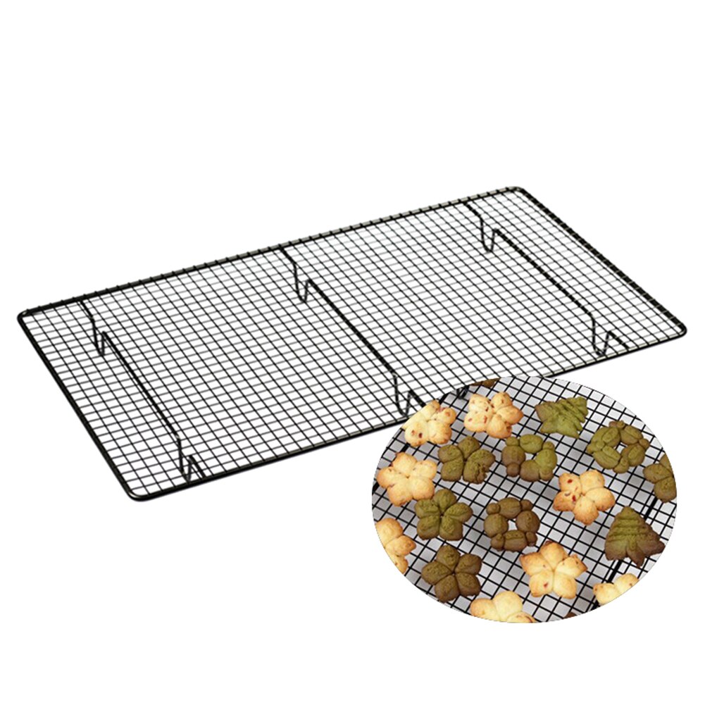 Non Stick Thicken Cake Cooling Rack Bread Grid Net Tray Biscuit Holder Shelf
