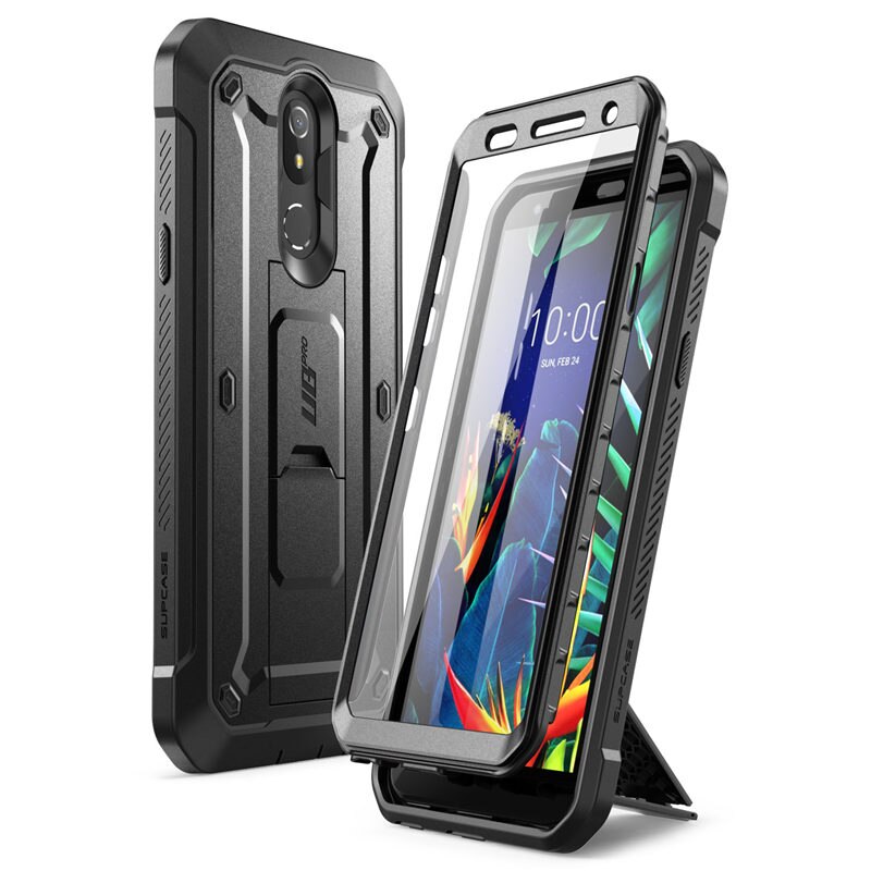 SUPCASE Per LG K40 Case (2019 Release) UB Pro di Tutto il Corpo Robusto Armi Della Copertura di Caso con Built-In Protezione Dello Schermo &amp; Cavalletto: Default Title