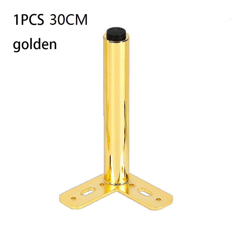 1/4PCS Adjustable Metal Furniture Legs Replacement for Sofa Office Couch Cabinet TV Stand Leg Black Iron with Screws: 1PCS 30CM