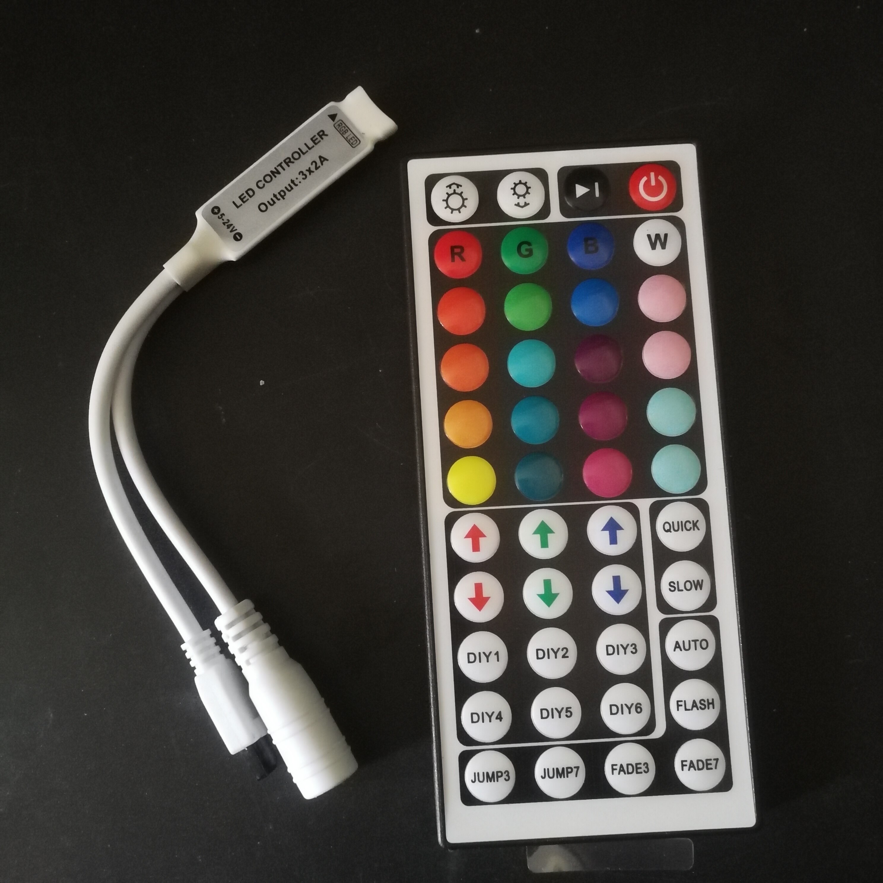 Led Controller 44 Keys 24 Keys LED IR RGB Controle... – Grandado