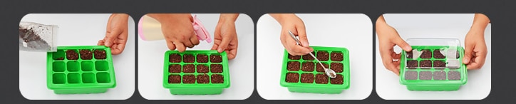 Plastic nursery box Plug tray nursery block garden semillas semillero para germinar tools