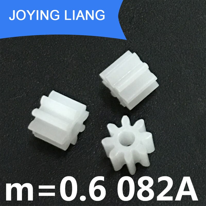 10 Uds la orden de la muestra de 0,6 M de engranajes de plástico 82A 92A-shoulder 102A 102.5A 122A 202.5A 20082B todos Modular M = 0,6 de