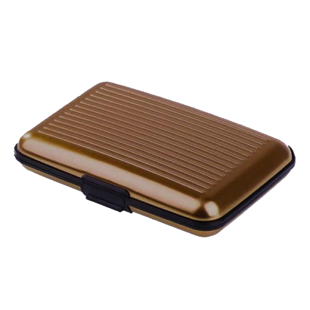 Przenośny portfel na karty kredytowe Metalowy identyfikator Wodoodporny ochraniacz na karty kredytowe dla kobiet i mężczyzn Portfel podróżny