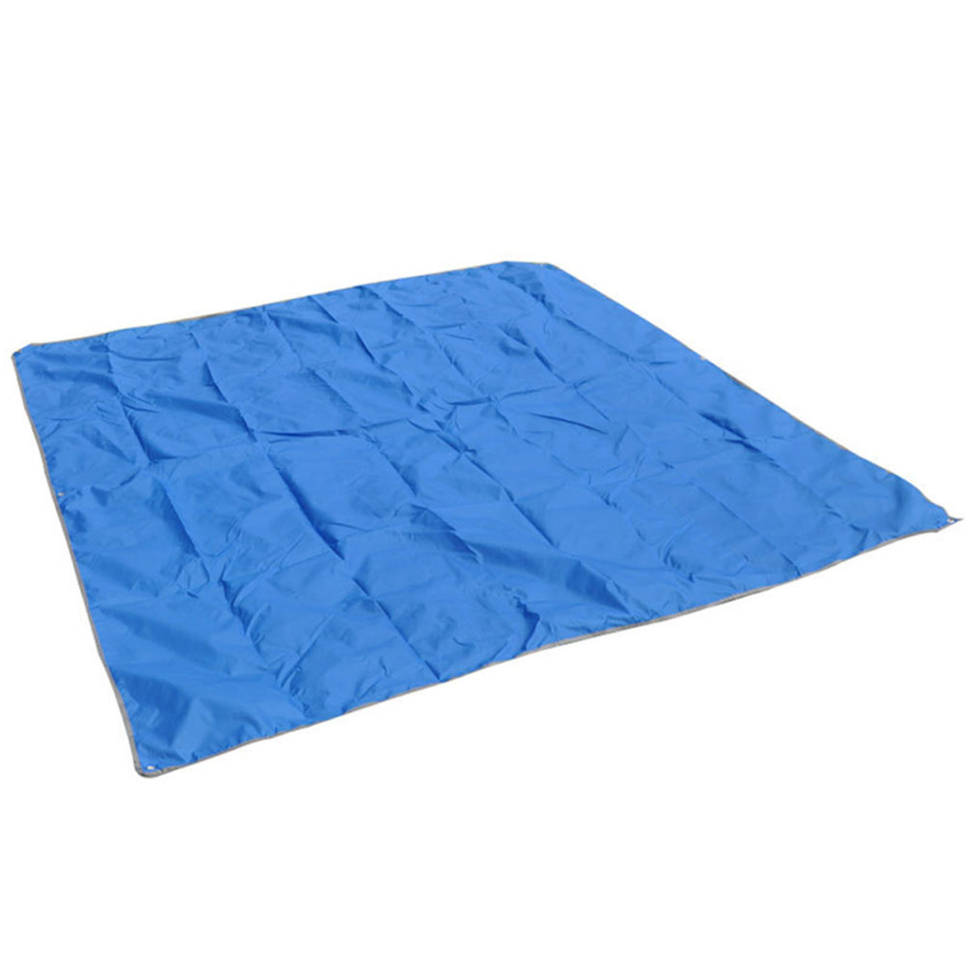 Tjocka oxford underlag picknick camping pad tarp strand tält markis matta utomhus: Blå