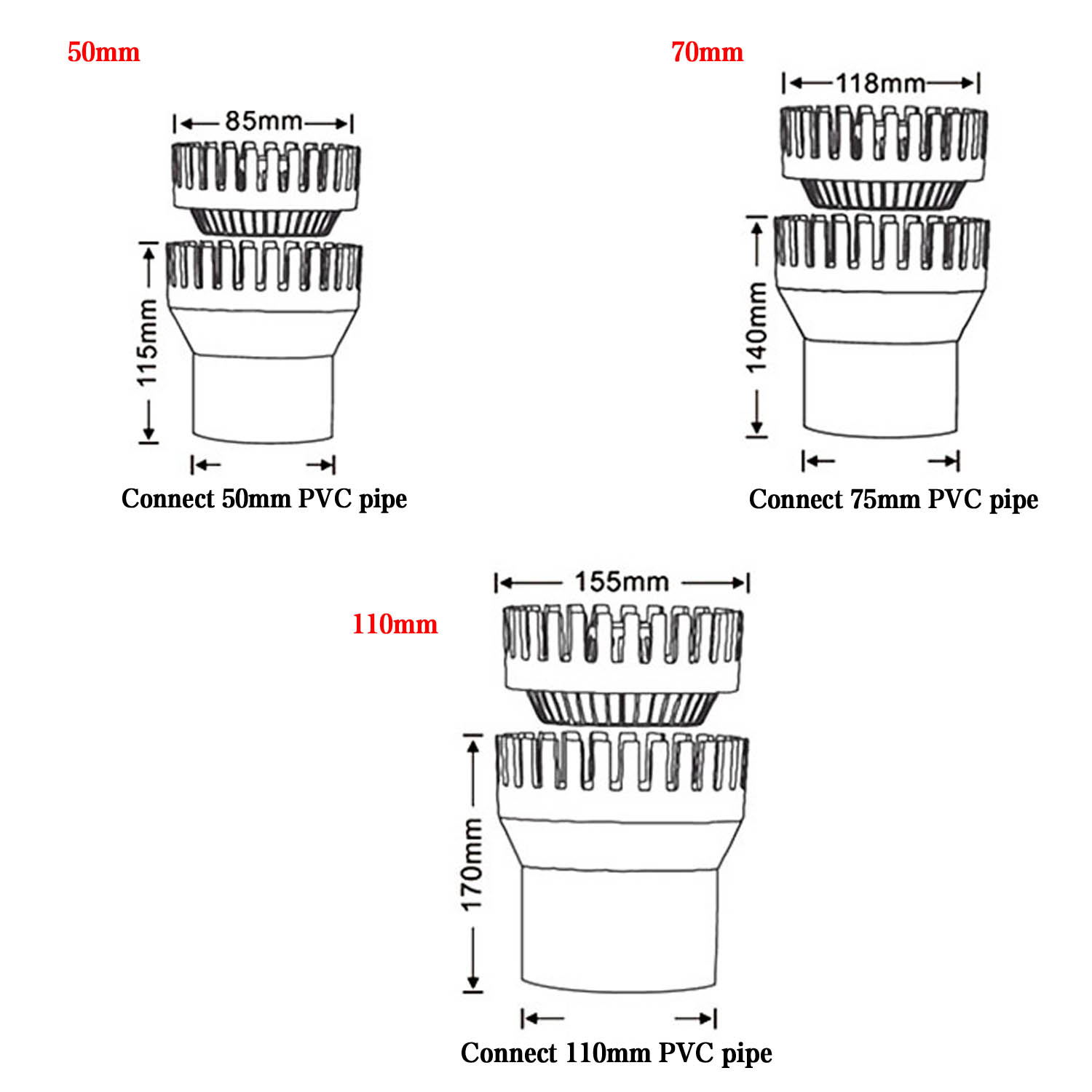 tree surface suction koi pond filter pond surface fish collection to collect fallen leaves anti-clogging filter drain Mountain