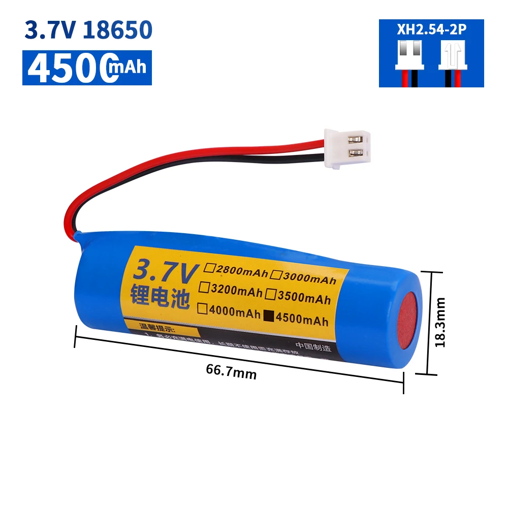 3.7V 7.4V 11.1V 12V 18650 9000mAh met draden Lithium ion oplaadbare batterij voor Bluetooth Speaker zonne-koplampen accessoires: Paars