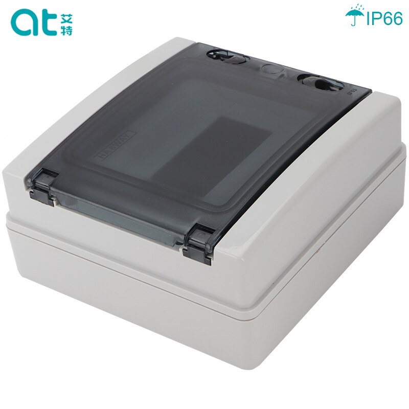 IP65 8 Ways Horizontal Door Electrical ABS Plastic Waterproof Power Distribution Box Switch Box surface Mounted Indoor Outdoor